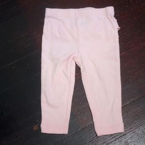 Pink ruffle baby pants